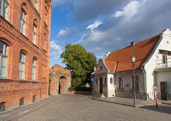 Buildings of old town in Toruń, Poland © Mateusz