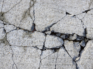 Obraz premium crack concrete floor texture