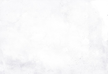 Blanc de Blanc. Watercolor background with light splashes for artistic banner, template postcard design. Abstract water in trendy minimal style with tender ombre painting. Watercolour vintage texture
