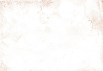 Watercolor background with sand splashes for artistic banner, template postcard design. Abstract water in trendy minimal style with tender Cuban Sandy-colored ombre painting. Watercolour vintage. © Design Couple