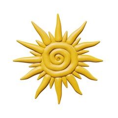 Climate isolated design of hot 3d summer sun toy