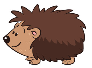 Niedlicher Igel - Vektor-Illustration