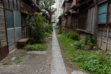 古い日本の街並み