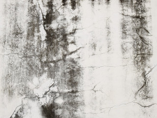 old dirty white wall with mold texture background
