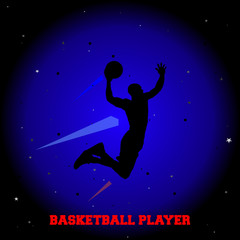 Fototapeta na wymiar Basketball player2