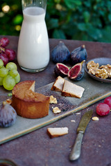Queso vegano ahumado