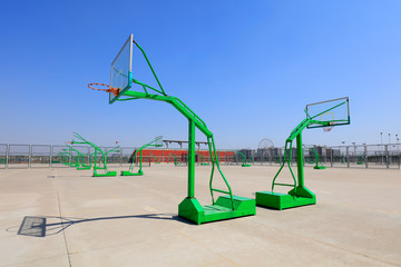 Sports equipment basketball frame