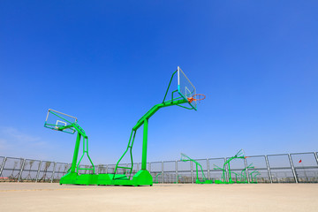 Sports equipment basketball frame