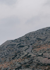 Mountainous road that facilitates transport access