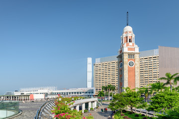Awesome view of the Clock Tower in Hong Kong