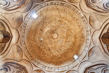The north dome of the Jameh Mosque of Isfahan, Iran