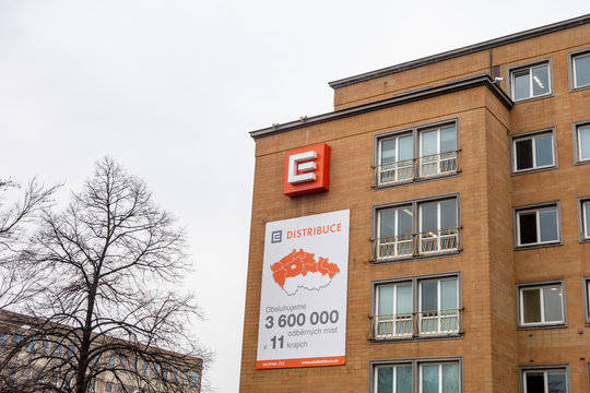 The building of CEZ Distribuce electrical energy company in Ostrava