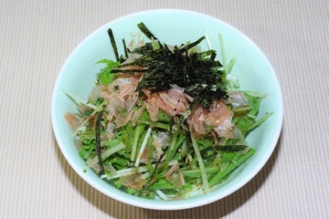 水菜の和風サラダ