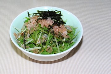 水菜の和風サラダ