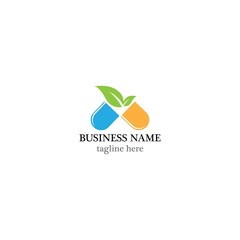 Pharmacy logo template vector icon design