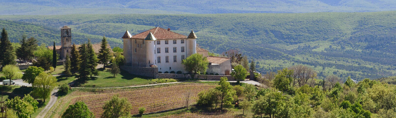 Fototapeta na wymiar Chateau d'Aiguines