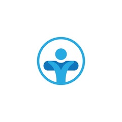 Healthy logo template vector icon design