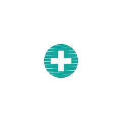 Obraz premium Healthy logo template vector icon design