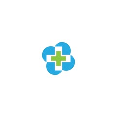 Fototapeta premium Healthy logo template vector icon design