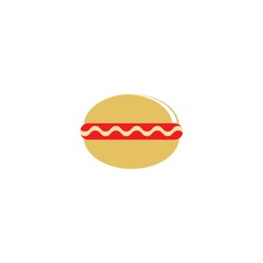 Burger logo template icon design