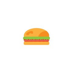 Burger logo template icon design