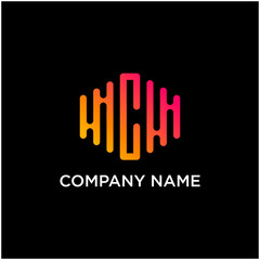 letter C abstract for information technology and digital. minimalist sound music equalizer icon. audio logotype Unique and simple element. -vector