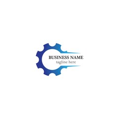 Gear logo template vector icon design