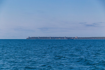 cruise ship in the sea