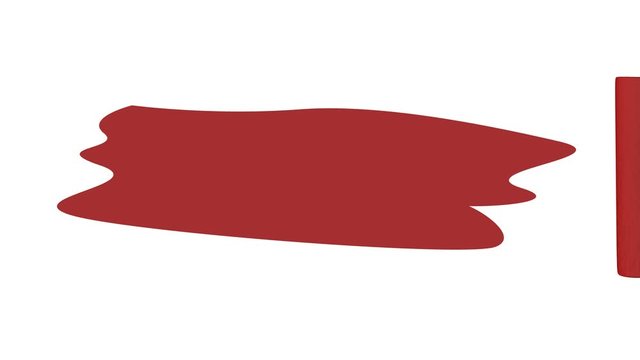 Painting red strip on alpha key transparent
