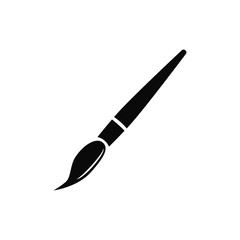 brush icon flat template  design 