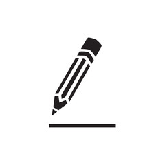 pencil icon vector trendy style
