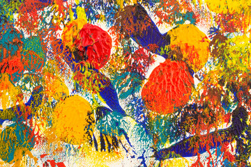 Detail of the Painting as a Background