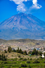 MISTI VOLCANO IN AREQUIPA PERU