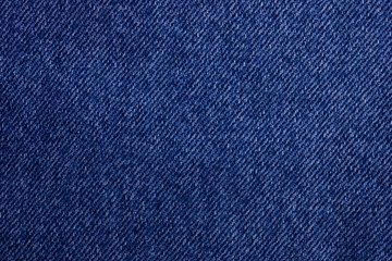 Blue jeans texture as background. Top view