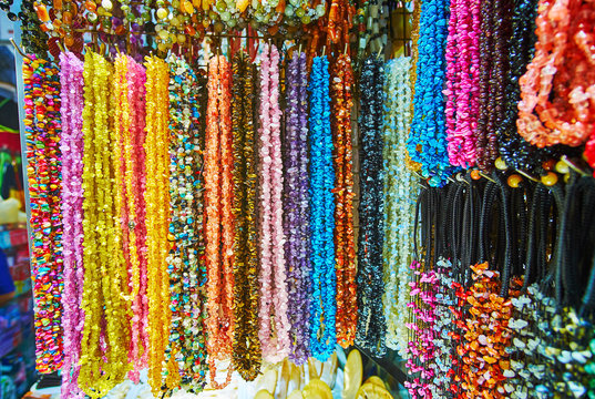 Jewelries In Bogyoke Aung San Market, Yangon, Myanmar