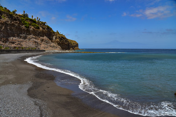 Sandstrand in San Sebastian / Insel La Gomera