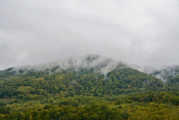 Obraz premium clouds on the hill