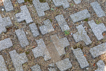 Puzzle Sahped Blocks