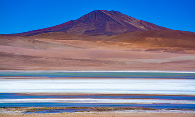 Fototapeta premium Laguna colorada en Bolivie