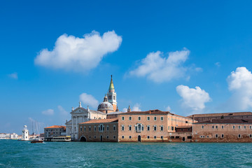 Obraz premium Blick auf die Insel San Giorgio Maggiore in Venedig, Italien