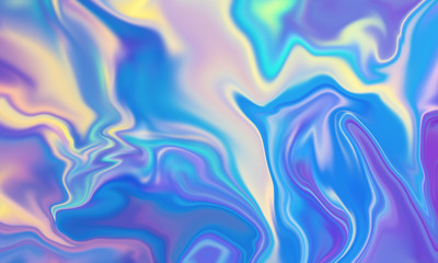 Iridescent vibrant liquid background texture	