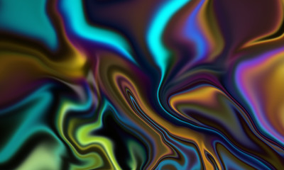 Obraz premium Dark abstract neon vibrant liquid background texture 