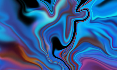 Blue abstract vibrant liquid background texture	