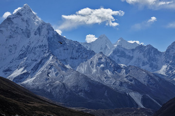En route vers le camps de base de l'Everest au Népal 