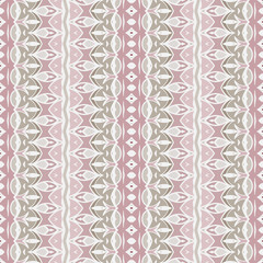 Creative color abstract geometric pattern, vector seamless, Geometric folklore ornament. Ethnic texture. Decorative ribbon in vintage style.