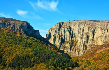 Turda Gorges seen from a distance
