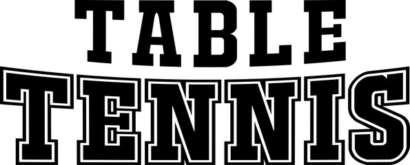 Table Tennis