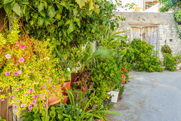 A typical view in Lania in Cyprus