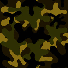 seamless pattern military. camouflage background. abstract army vector Illustration.