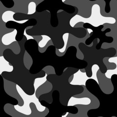 seamless pattern military. camouflage background. abstract army vector Illustration.
